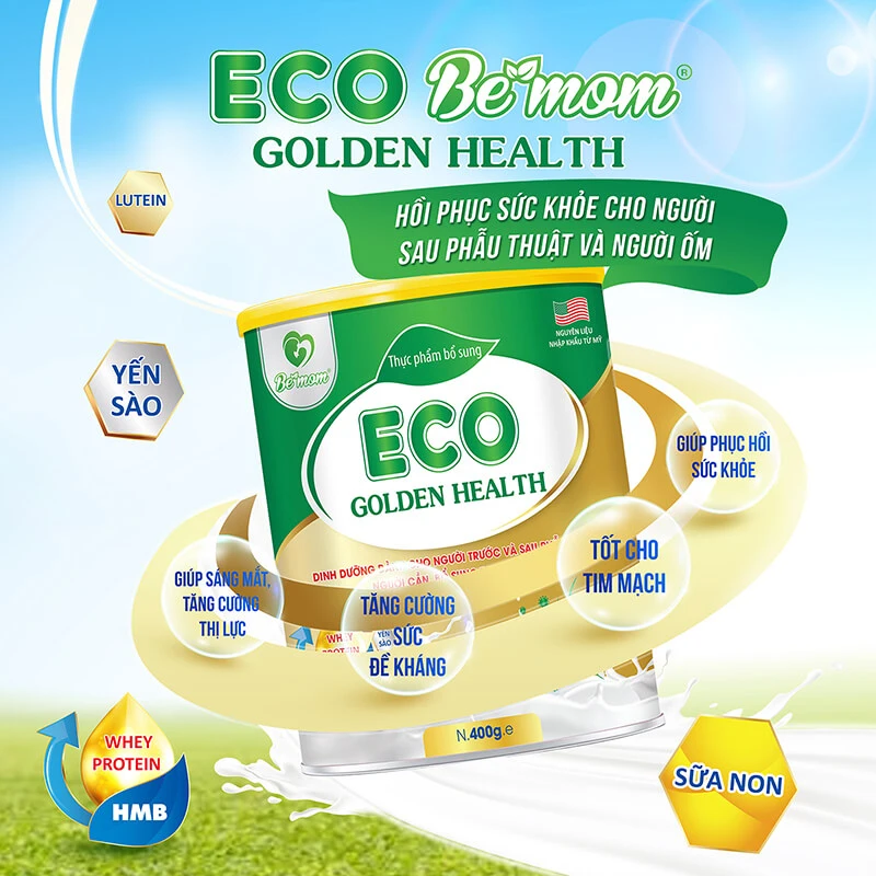 Hình ảnh của Sữa non dinh dưỡng ECO - Golden Health 400gr