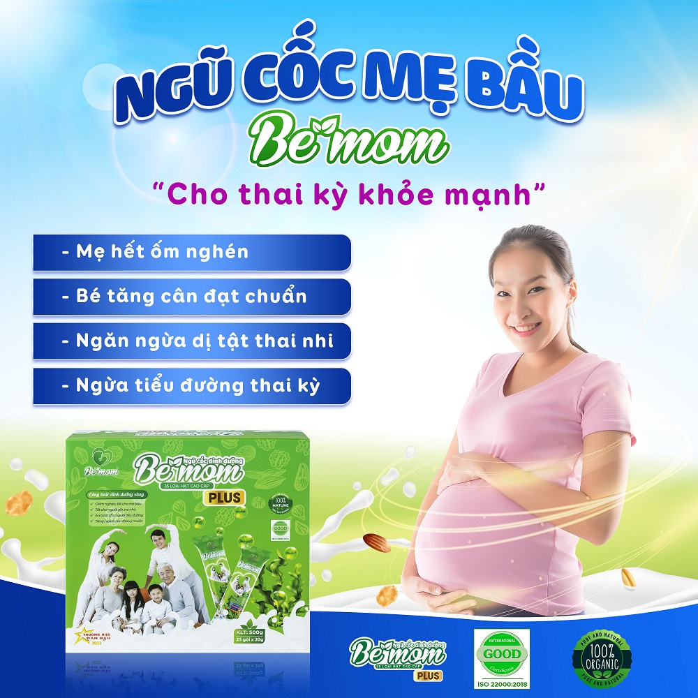 Ngũ cốc cho bà bầu Bemom 35 hạt mới