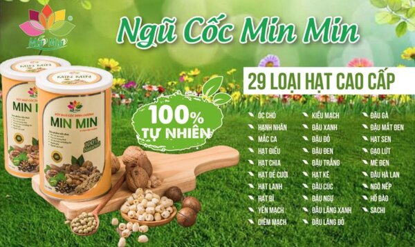 Ngũ cốc Minmin được tổng hợp từ 29 loại hạt cao cấp